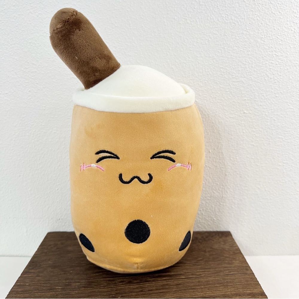 Adorable Boba Tea Plushie - Kawaii Bubble Tea Pillow